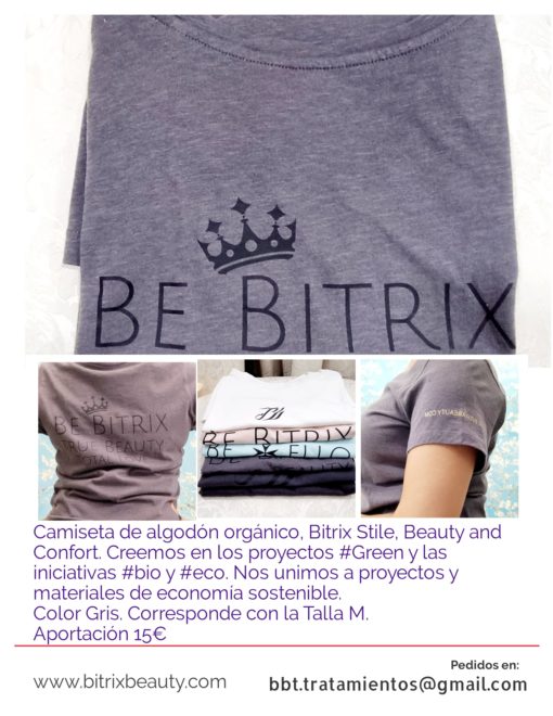 Camiseta de Algodón orgánico Bitrix Style GRIS